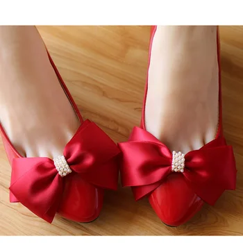 ženy čerpadlá 2020 vysoké podpätky dámske topánky biela červená svadobné topánky butterfly-uzol ženy, vysoké podpätky, topánky stiletto