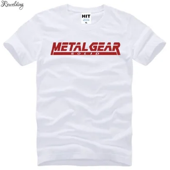 Nové MGS Metal Gear Solid, T Košele Mužov Bavlna Krátky Rukáv List Vytlačený pánske T-Shirt Módne Muž Top Tees Oblečenie Hra