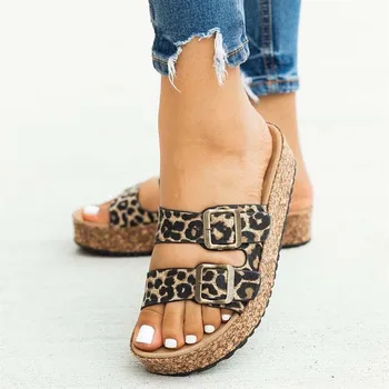 Ženy Sandále 2020 Módne Letné Topánky Ženy Ploché Sandále Plus Veľkosť 43 Nízke Podpätky Sandalias Mujer Mäkké Bytov Pláže Topánky Žena