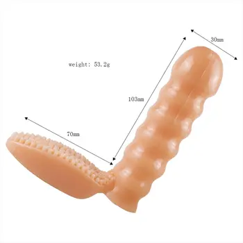 Prst Vibrácií Rukáv Žena Masturbator G Mieste Masáže Stimulujú Klitoris Sexuálne Hračky pre Lesbické Ženy Orgazmus Dospelých Produkty