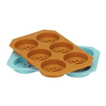 6 Mriežky Bitcoin Ice Cube Formy Tortu Dekorácie, Čokolády Formy DIY Biscuit Pečenie Formy Na Mydlo Pečenie& Pečivo Nástroje