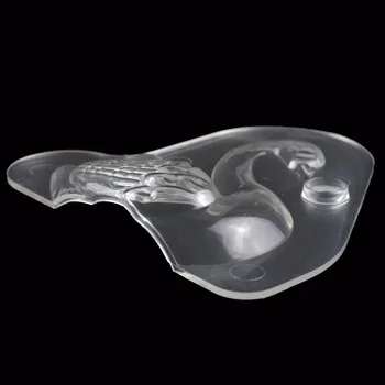 Swan tvar 3D čokoláda formy Polykarbonátu,Pečenie príslušenstvo Pečivo nástroje Kreatívne varenie kuchyňa cake zdobenie nástroje