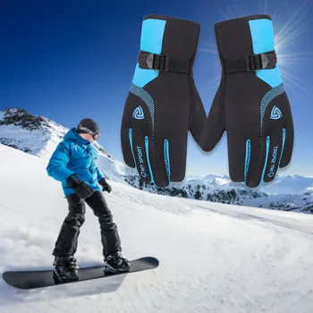 Sneh rukavice ženy Nepremokavé Vetru Anti-slip Outdoorové Športy Zimné Teplou Termálnou Velvet Ski Snow Rukavice Rukavice Dotykový displej
