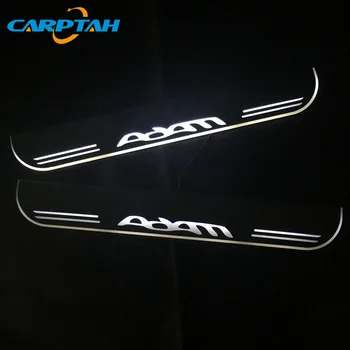 Carptah 2ks Pedál LED Auto, Svetla, Dvere, Parapetné Šúchať Doska Cesta Dynamické Streamer Vitajte Lampa Pre Opel Adam 2013 - 2017 2018