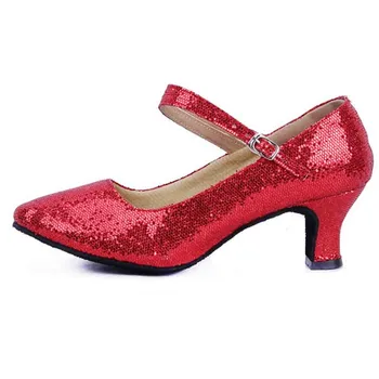 Elegantné Ženy latinskej Obuvi Červená Podpätky Obuvi Módne dámske topánky Tanečné Topánky