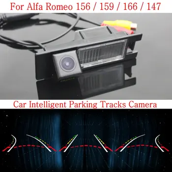 Ľudmila Auto Inteligentné parkoviská Sleduje Kamera PRE Alfa Romeo 156 / 159 / 166 / 147 HD Späť do Zadnej strane Fotoaparátu / parkovacia Kamera