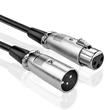 3M Dynamický Mikrofón, Kábel XLR 3Pin XLR Audio Kondenzátora Mikrofón Kábel Pre Kondenzátora Bezdrôtový Mikrofón káblové