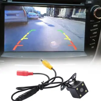 Auto parkovacia Kamera 4 LED pre Nočné Videnie Cúvaní Auto Nepremokavé Video 170 HD Monitor Stupeň Parkovanie CCD H8L0