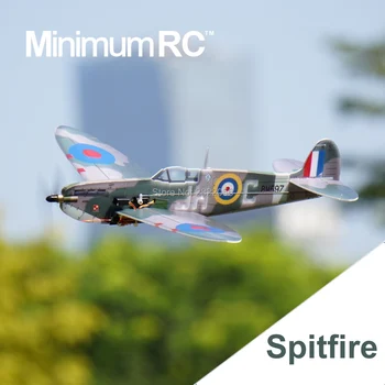 MinimumRC Spitfire 360 mm rozpätie krídel 4 Kanál Tréner Pevné krídlo RC Lietadlo Vonkajšie Hračky Pre Deti detský Dary