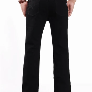 Svetlice jeans pánske Nohavice Bell Spodnej časti Nákladu Džínsy Slim Modrá BootCut Horela Denim Džínsy, Nohavice Pre Mužov Boot Cut Nové