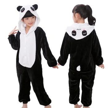 Nastaviť Kigurumi Deti dámske Pyžamo Zvieratá Jednorožec Panda Pyžamo pre Dievčatá Chlapci Oblečenie Baby Sleepwear Dospelých oblečenie pre voľný čas Onesies