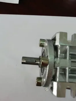 5:1-80:1 NRV30 hriadeľ vstup červ prevodovky, vstupný otvor s priemerom 9 mm výstupný otvor 14 mm, ručne kľukou turbíny redukcia