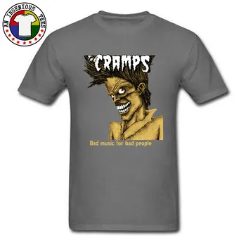 Kŕče Blázon Top T-shirts HipHop Rockovej Hudby Dospelých T Shirt Bežné Krátky Rukáv Oblečenie Tričko Zlú Hudbu Pre Zlí Ľudia Košele
