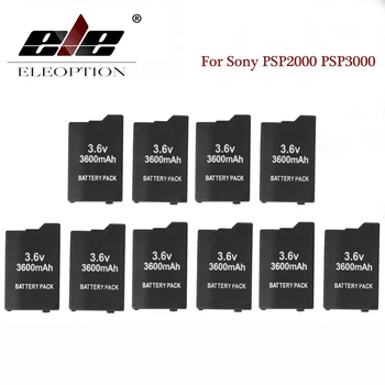 Veľkoobchod 10PCS 3.6 V 3600mAh Replacment Batérie Pre Sony PSP2000 PSP3000 PSP 2000 PSP 3000 Gamepad Radič Batérie