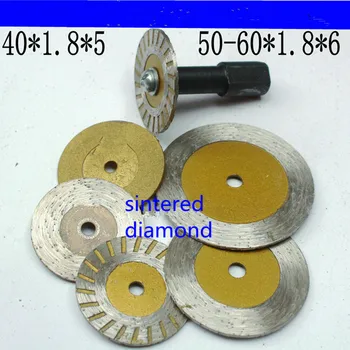 Kamenné pracovné spekaných diamond rezbárstvo disky 40 mm malé turbo diamantové rezné kotúče na kameň rezbárstvo