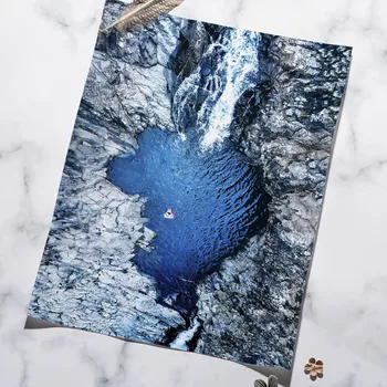 Modré More, Most Maják Abstraktné Tvár Nordic Plagáty A Tlačí Na Steny Umelecké Plátno Na Maľovanie Tlač Obrazov Na Stenu Pre Obývacia Izba