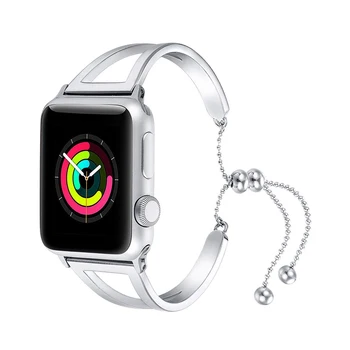 Popruh pre Apple hodinky kapela 40 mm/44 mm iwatch kapela 38mm 42mm Nehrdzavejúcej ocele watchband pás náramok Apple hodinky series 3 4 5 se 6