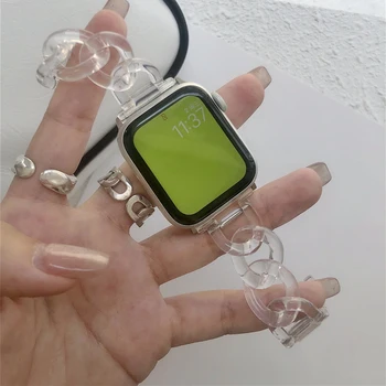 Móda Luxusný Náramok pre Apple Hodinky Série 6 5 4 3 2 1 SE Watchband pre Iwatch 38 40 42 44 MM Ženy Kapela Príslušenstvo