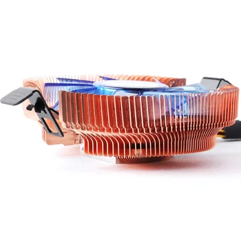 Pccooler Čistej medi CPU chladiča ventilátor Chladiaci ventilátor pre AMD/775/1155/1150 Multi-platformové kompatibilný CPU tichý ventilátor