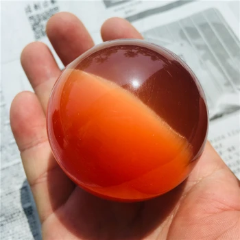 4-10 cm Prírodné red cat eye crystal ball veštenie energie kameňa loptu fotografie dekoratívne gule