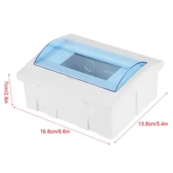 Horúce 1Pcs Istič Distribučný Box Plastový Rozvod Ochrany Box Pre 5-8 Spôsoby Istič Interiéri Na Stenu