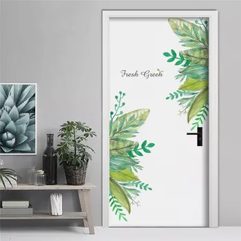Svieži zelený záhradné rastliny dosky na stenu-nálepky domáce dekorácie nástenná maľba kotúča, obývacia izba, spálňa decor
