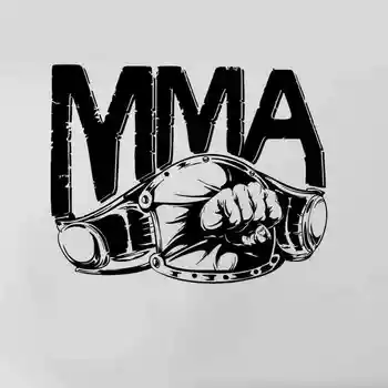 MMA Klub Nálepky Boxer Kickbox Auto Odtlačkový Voľný Boj proti Vinyl Útočník Stenu Decor Mixed Martial Arts Club Obtlačky