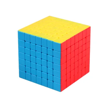 MOYU Meilong Stickerless Professional 7*7*7 Magic Cube Rýchlosť Puzzle 7x7 Kocka Vzdelávacie Hračky Darček cubo magico 66mm