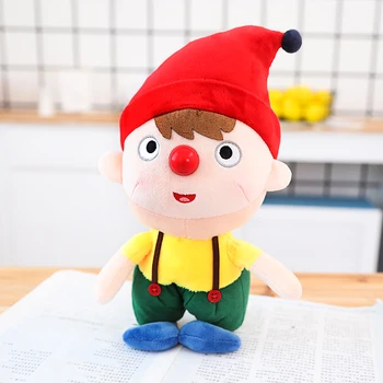 Candice guo! roztomilé plyšové hračky krásne kreslené červený nos klobúk, nohavice klaun brat mäkké, vypchaté bábika narodeniny Vianočný darček 1pc