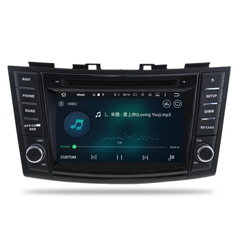 Android10.0 autorádia GPS Prehrávač Pre Suzuki Swift 2012 2013 2016 Auto DVD Navigačný Multimediálne Bluetooth Stereo Video