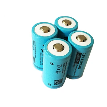 4PCS PKCELL 16340 CR123A Batéria 3,7 v li-ion nabíjateľné batérie ICR16340 700mah batérie, LED Blesk