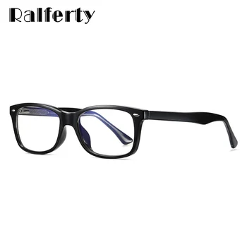Ralferty 2020 Počítač Okuliare, Anti Modré Svetlo Okuliare, Rám Mužov Obdĺžnik Pohľad Jasné, Transparentné Čierna oculos de grau