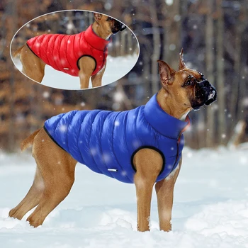 Zimná Srsť Psa Oblečenie Reverzibilné Vetru Oblečenie Bundy Teplý Pes, Pet Oblečenie pre Malé a Stredne Veľkých Psov Buldog Pug