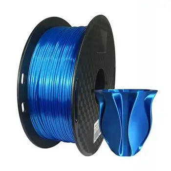 Sapphire Blue Hodváb CHKO 1.75 mm 3D Tlačiarne Vlákna Luxusné Hodvábny Lesk 250g/500 g/1 kg Lesklé 3D Pero Tlačové Materiály Spotrebný materiál