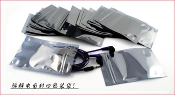 9*13 cm Anti-Statické Tienenie Tašky ESD Antistatický Balík Taška Zip Lock Anti-Statické Pack Taška pre Elektroniku, Doplnky Skladovanie