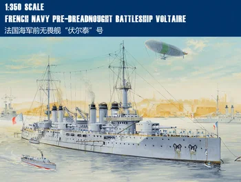 RealTS Hobbyboss 1/350 86504 Francúzskeho Námorníctva Pre-Dreadnought Battleship Voltaire