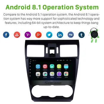 Seicane 9 palcový 2din HD dotykovej obrazovke, GPS, audio Stereo Pre Subaru XR Lesník Impreza 2013 Android 8.1 auto multimediálny prehrávač