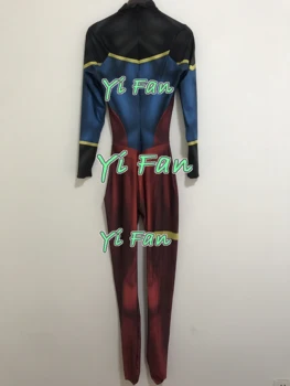 Nové Superboy Superhrdina Cosplay Kostým 3D Vytlačené Lycra Spandex Superboy Halloween Kostým Kombinézu Zákazku