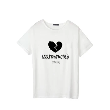 Xxxtentacion lete ženskej módy veľké veľkosti hip hop bežné tričko veľkosť S-2XL krátky rukáv, nový karikatúra tlače T-shirt