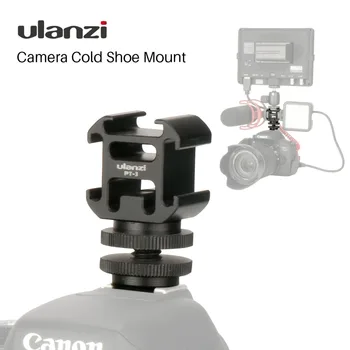 Ulanzi Triple 3 Cold Shoe držiak Na Kameru Shoe Mount Podpory-MM1 Mikrofón, Video LED Svetlo pre DSLR Nikon Canon