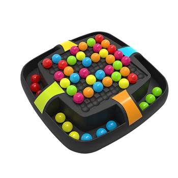 Rainbow Loptu Odstránenie Hra Rodič-dieťa Interakcie Hry Deti učia Farba Tvar Hračky Rainbow Puzzle Magic Šach Hračka Sada