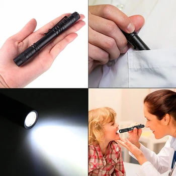Mini Prenosné LED Baterka Pera Light 1 Režime Lekárske Baterka Pevné Zaostrenie, Led Baterky lampy Campig Pešia Turistika Svietidla
